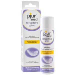 LUBRIFICANTE À BASE DE ÁGUA PJUR MED SENSITIVE GLIDE 100 ML