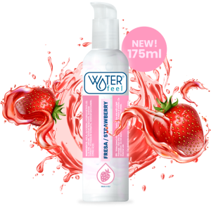 WATERFEEL - LUBRIFICANTE À BASE DE ÁGUA DE MORANGO 175 ML