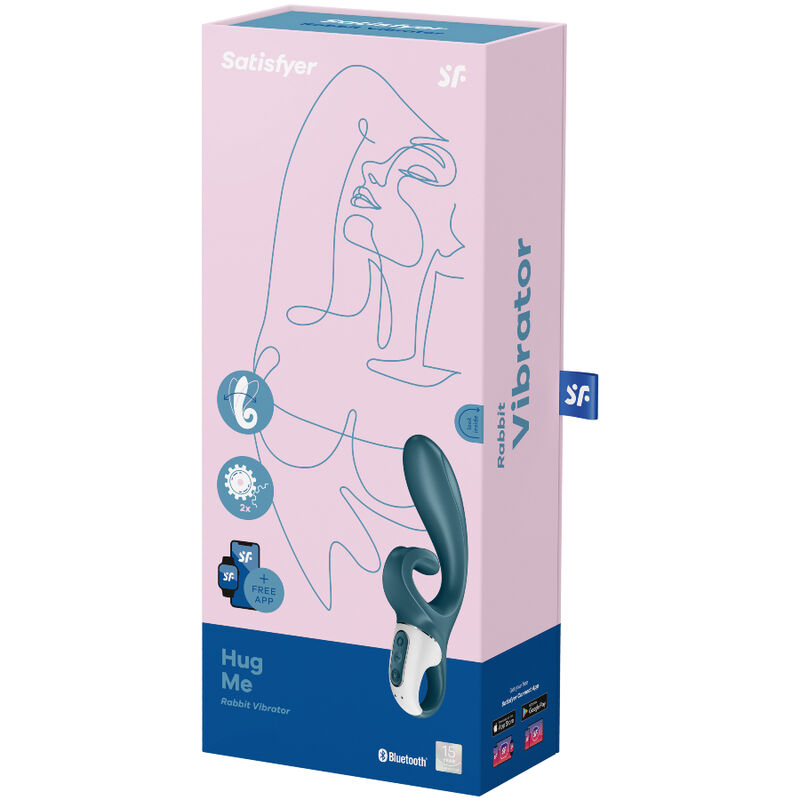 SATISFYER HUG ME RABBIT VIBRATOR APP - - Image 8