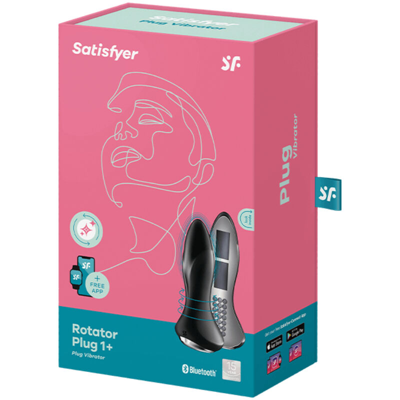 SATISFYER ROTATOR PLUG 1+ VIBRATING PLUG APP - - Image 9