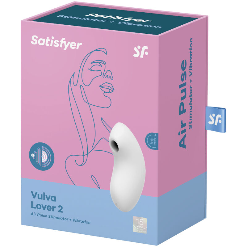 ESTIMULADOR E VIBRADOR DE PULSO DE AR SATISFYER VULVA LOVER 2 - - Image 8
