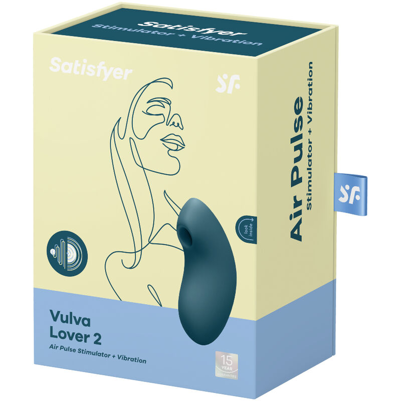ESTIMULADOR E VIBRADOR DE PULSO DE AR SATISFYER VULVA LOVER 2 - - Image 4