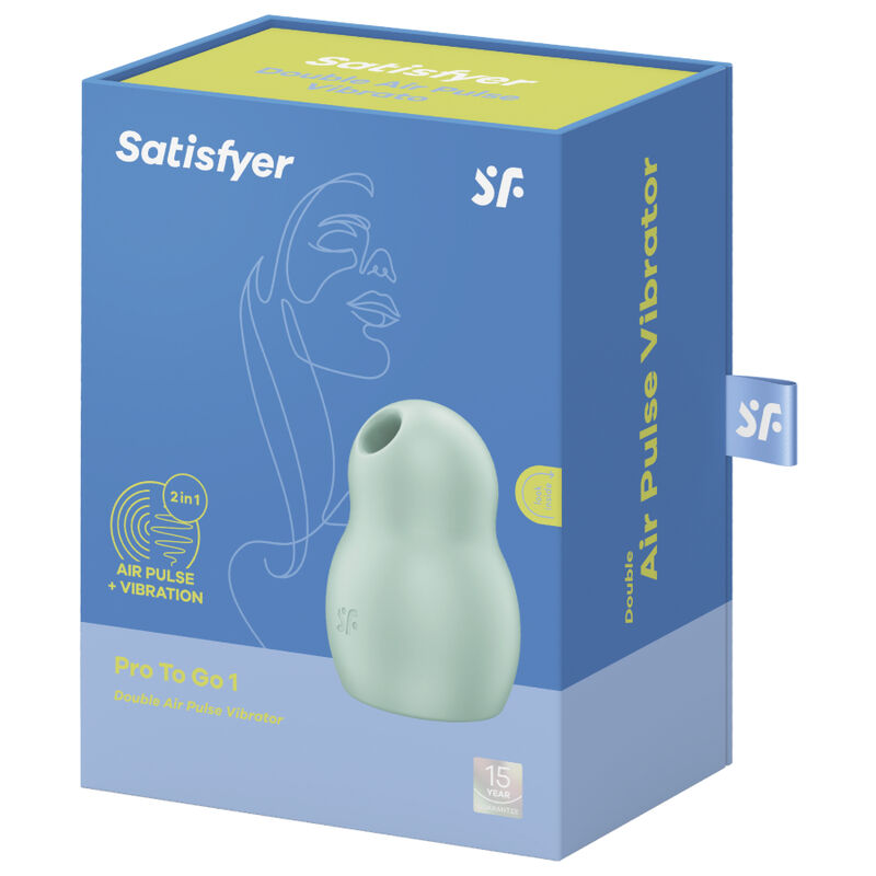 SATISFYER PRO TO GO 1 ESTIMULADOR DE PULSO DE AR DUPLO E VIBRADOR - - Image 8