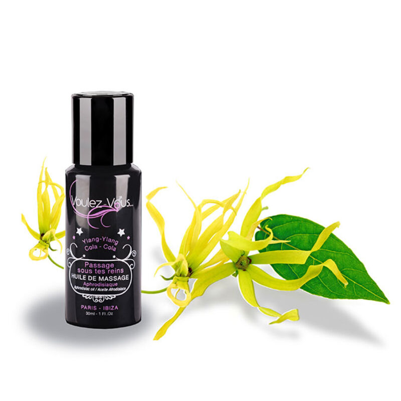 ÓLEO DE MASSAGEM VOULEZ-VOUS AFRODIS ACO - YLANG-YLANG E COLA 30 ML