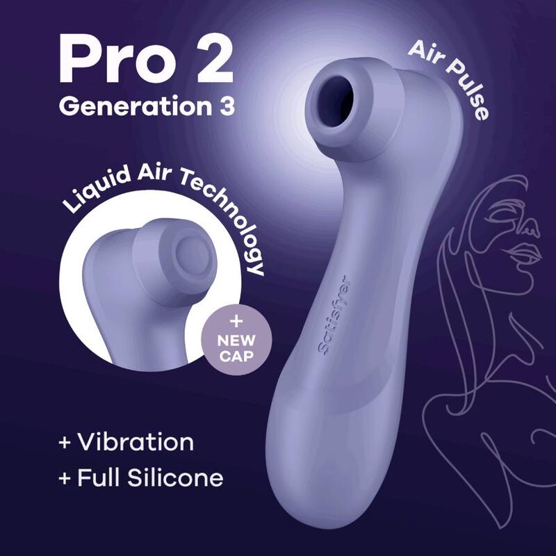 SATISFYER PRO 2 GENERATION 3 LIQUID AIR TECHNOLOGY - VINHO TINTO - Image 16