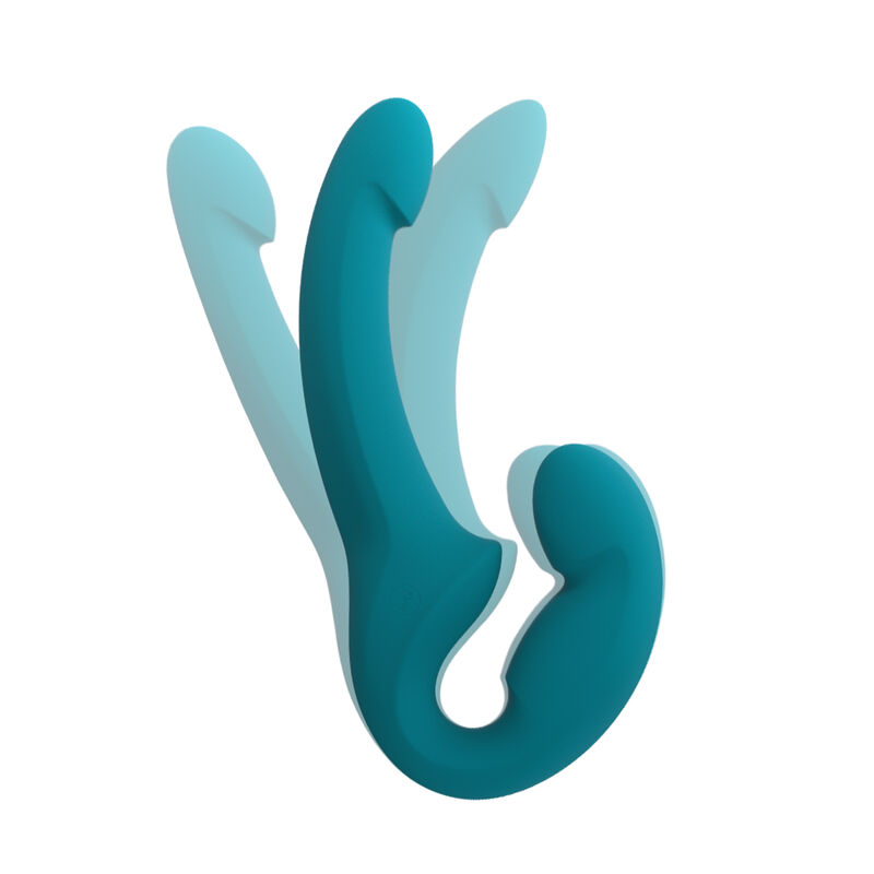 FUN FACTORY - SHARE LITE DOUBLE DILDO DEEP SEA BLUE - Image 3