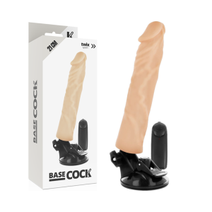 BASECOCK - VIBRADOR REALÍSTICO CONTROLE REMOTO 21 CM