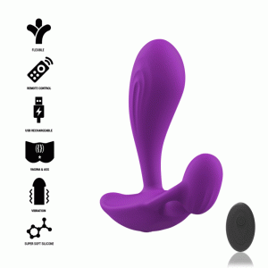 INTENSO - SHELLY ANAL PLUG CONTROLE REMOTO ROXO