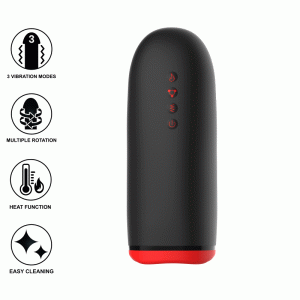 JAMYJOB - MASTURBADOR DE AQUECIMENTO E ROTAÇÃO SPIN-X