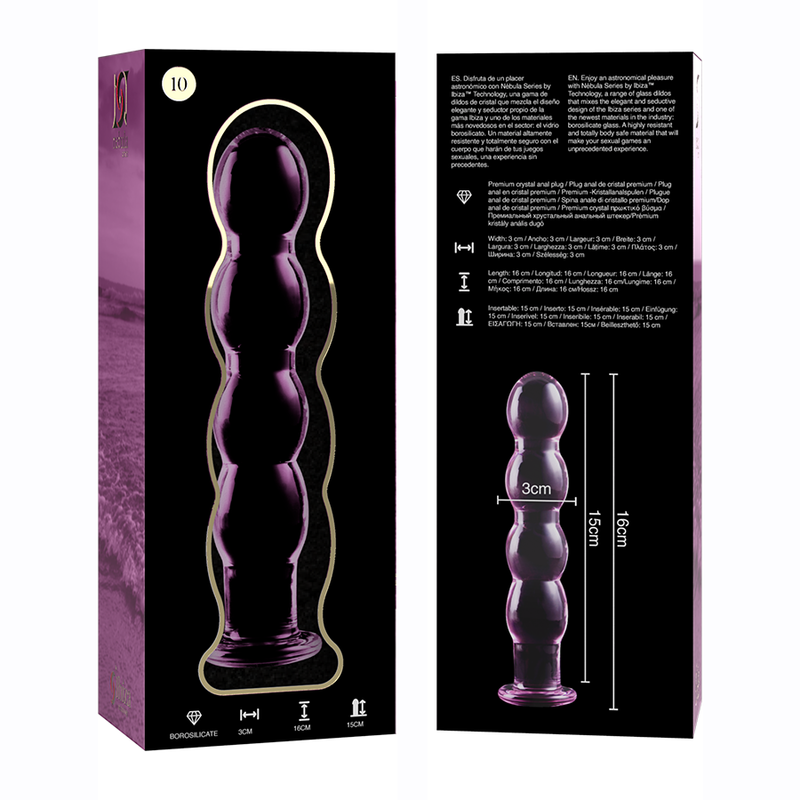 NEBULA SERIES BY IBIZA - MODELO 10 DILDO VIDRO BOROSILICADO 16,5 X 3,5 CM - Image 11