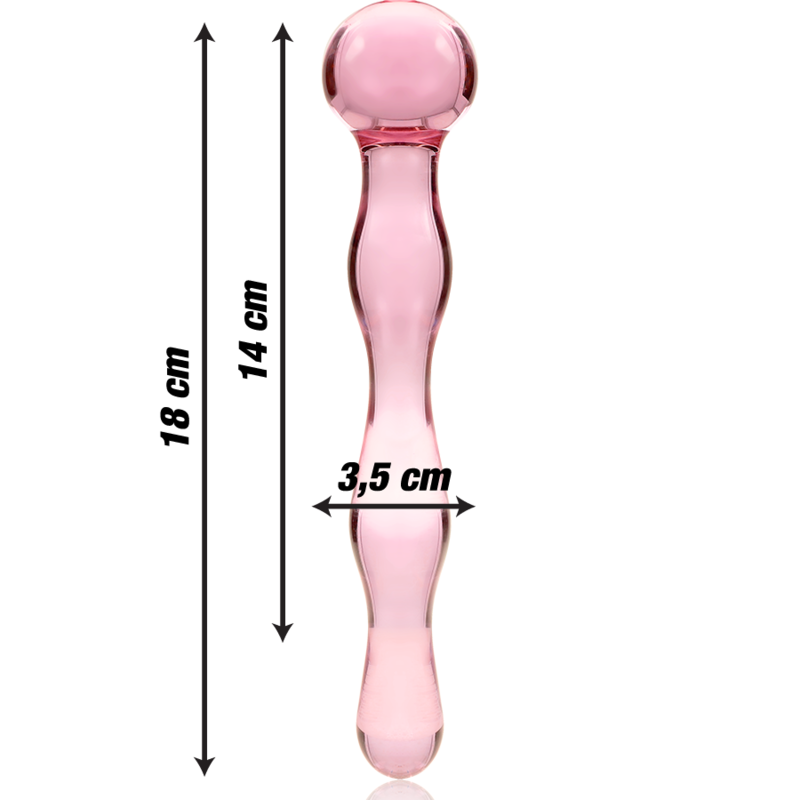 NEBULA SERIES BY IBIZA - MODELO 13 DILDO VIDRO BOROSILICADO 18 X 3,5 CM - Image 10