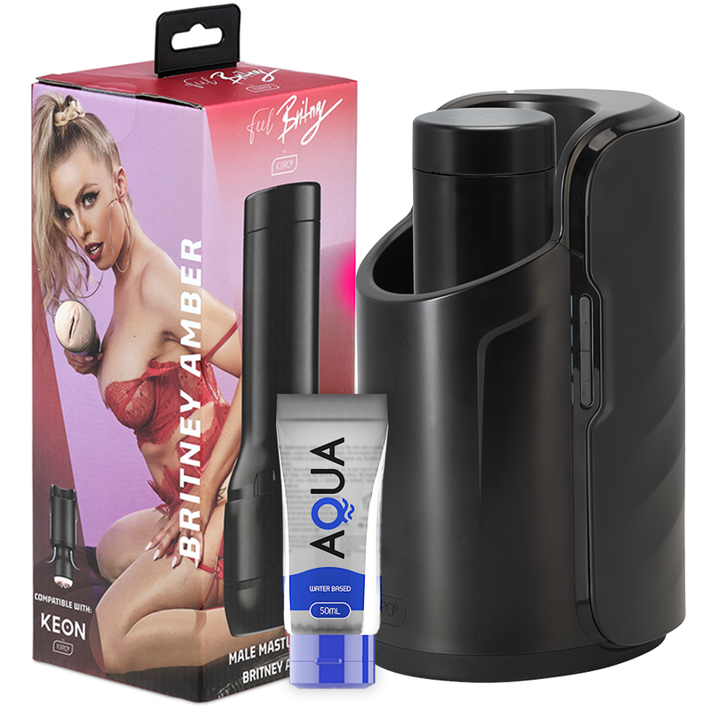 KIIROO KEON + FEEL BRITNEY AMBER + AQUA QUALITY LUBE 50 ML