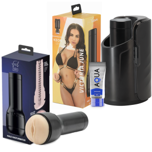 KIIROO PACK KEON + FEEL VICTORIA JUNHO + FEEL STROKER + AQUA QUALITY 50 ML