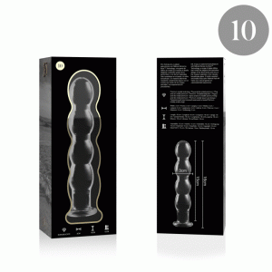 NEBULA SERIES BY IBIZA - MODELO 10 DILDO VIDRO BOROSILICADO 16,5 X 3,5 CM