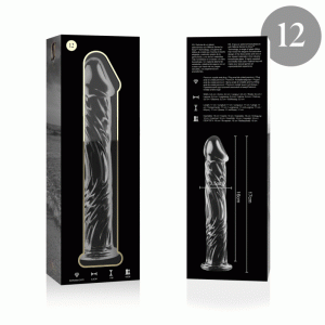 NEBULA SERIES BY IBIZA - MODELO 12 DILDO VIDRO BOROSILICADO 17 X 3,5 CM