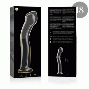 ÉRIE NEBULA BY IBIZA - MODELO 18 DILDO VIDRO BOROSILICADO 18,5 X 3,5 CM