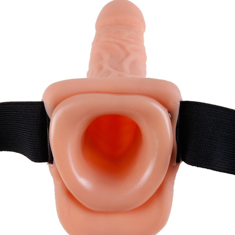 SÉRIE FETISH FANTASY - ARNÊS AJUSTÁVEL COM CONTROLE REMOTO PÊNIS REALISTA COM TESTÍCULOS 17,8 CM - Image 4