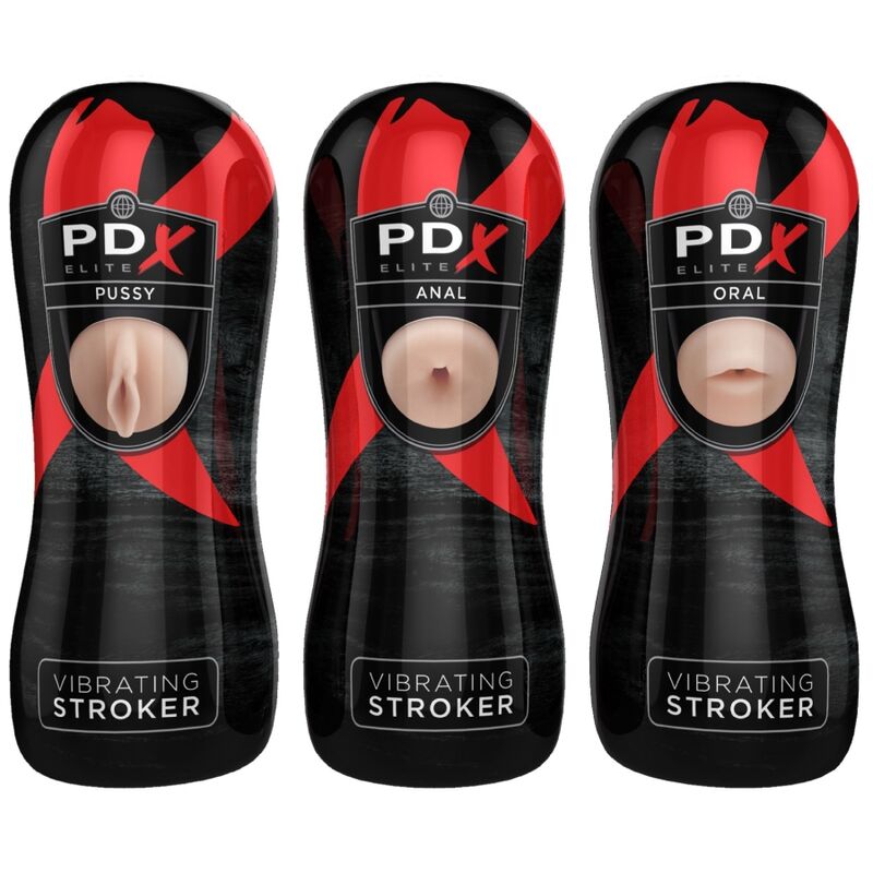 PDX ELITE - SET MASTURBADOR STROKER 12 UNIDADES; 6X VAGINA, 3X ÂNUS, 3X BOCA - Image 2
