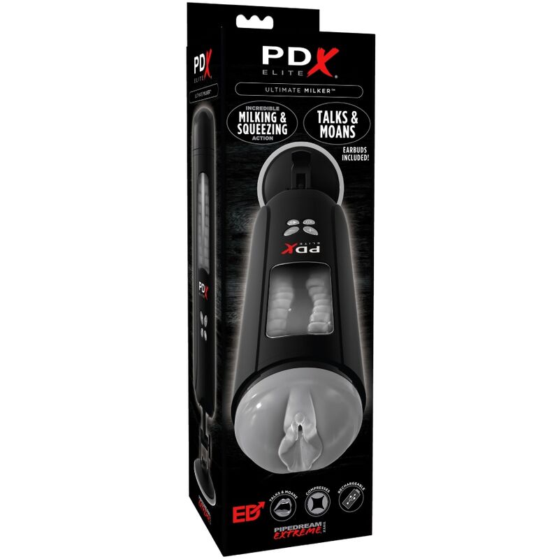 PDX ELITE - STROKER ULTIMATE MILKER VAGINA MASTURBADOR COM VOZ - Image 5