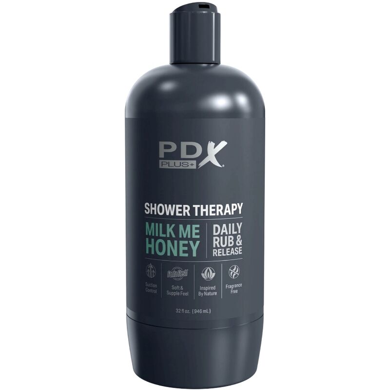 PDX PLUS - MASTURBADOR DE STROKER DE DESIGN DISCRETO COM GARRAFA DE SHAMPOO DE MEL MILK ME - Image 4