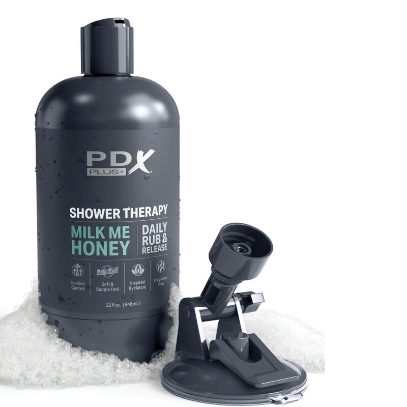 PDX PLUS - MASTURBADOR DE STROKER DE DESIGN DISCRETO COM GARRAFA DE SHAMPOO DE MEL MILK ME - Image 5