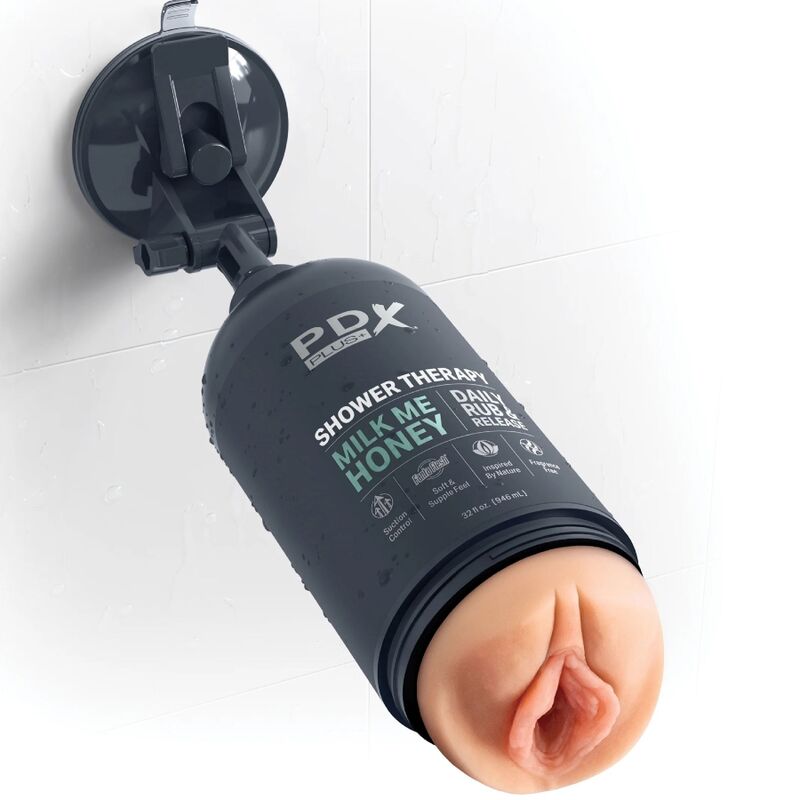 PDX PLUS - MASTURBADOR DE STROKER DE DESIGN DISCRETO COM GARRAFA DE SHAMPOO DE MEL MILK ME - Image 2