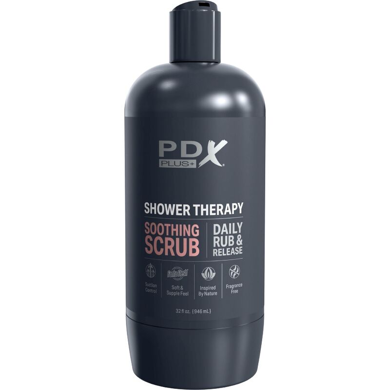 PDX PLUS - MASTURBADOR DE STROKER DE DESIGN DISCRETO COM FRASCOS DE SHAMPOO ESFREGANTE CALMANTE CARAMELO - Image 3