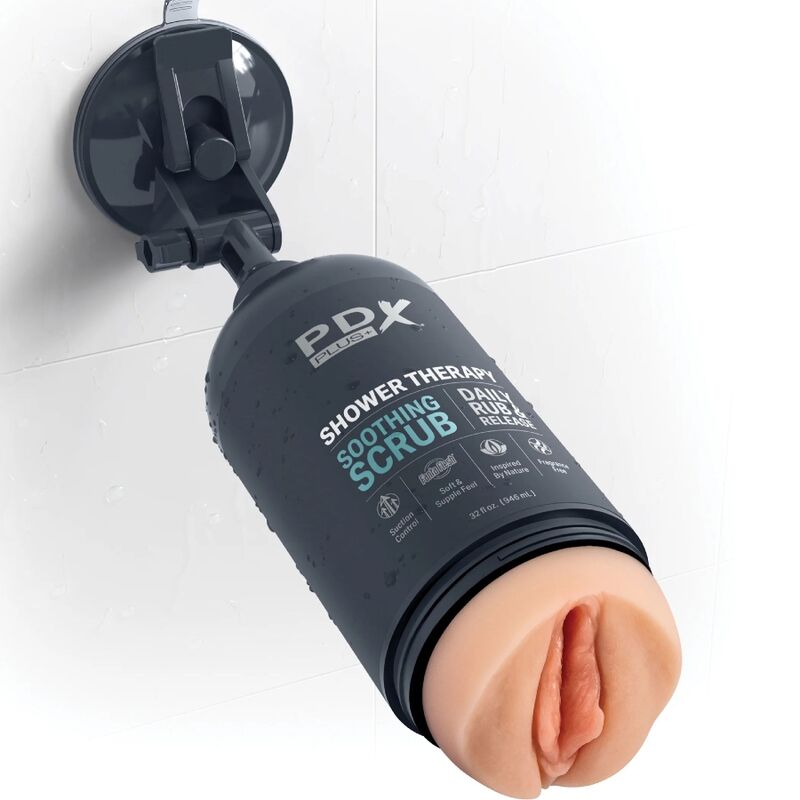 PDX PLUS - MASTURBADOR STROKER DE DESIGN DISCRETO COM FRASCOS DE SHAMPOO ESFOLIANTE CALMANTE - Image 2