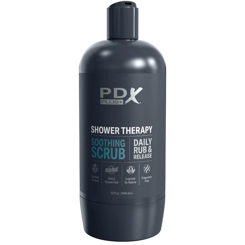 PDX PLUS - MASTURBADOR STROKER DE DESIGN DISCRETO COM FRASCOS DE SHAMPOO ESFOLIANTE CALMANTE - Image 4
