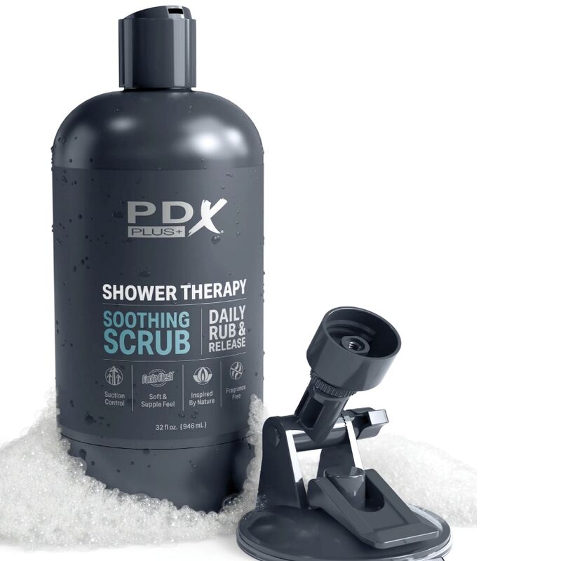 PDX PLUS - MASTURBADOR STROKER DE DESIGN DISCRETO COM FRASCOS DE SHAMPOO ESFOLIANTE CALMANTE - Image 5
