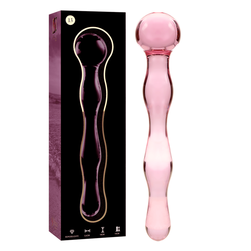 NEBULA SERIES BY IBIZA - MODELO 13 DILDO VIDRO BOROSILICADO 18 X 3,5 CM - Image 8
