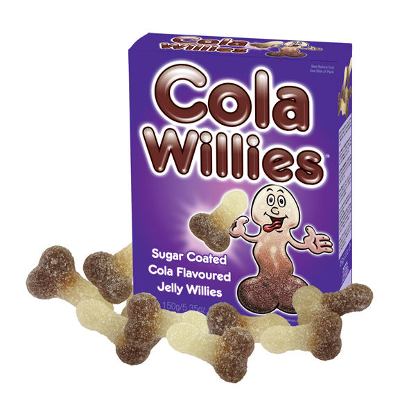 WILLIES DOCES MASTIGÁVEIS FORMA DE PÉNIS SABOR COLA