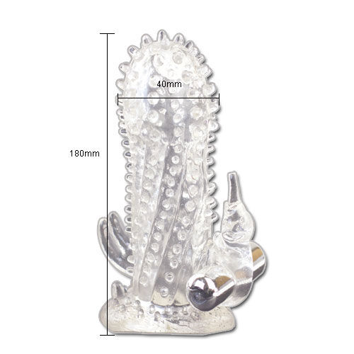 LY - BAILE BRAVE MAN VIBRATOR PENIS EXTENSION