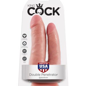 KING COCK DOUBLE PENETRATOR CARNE
