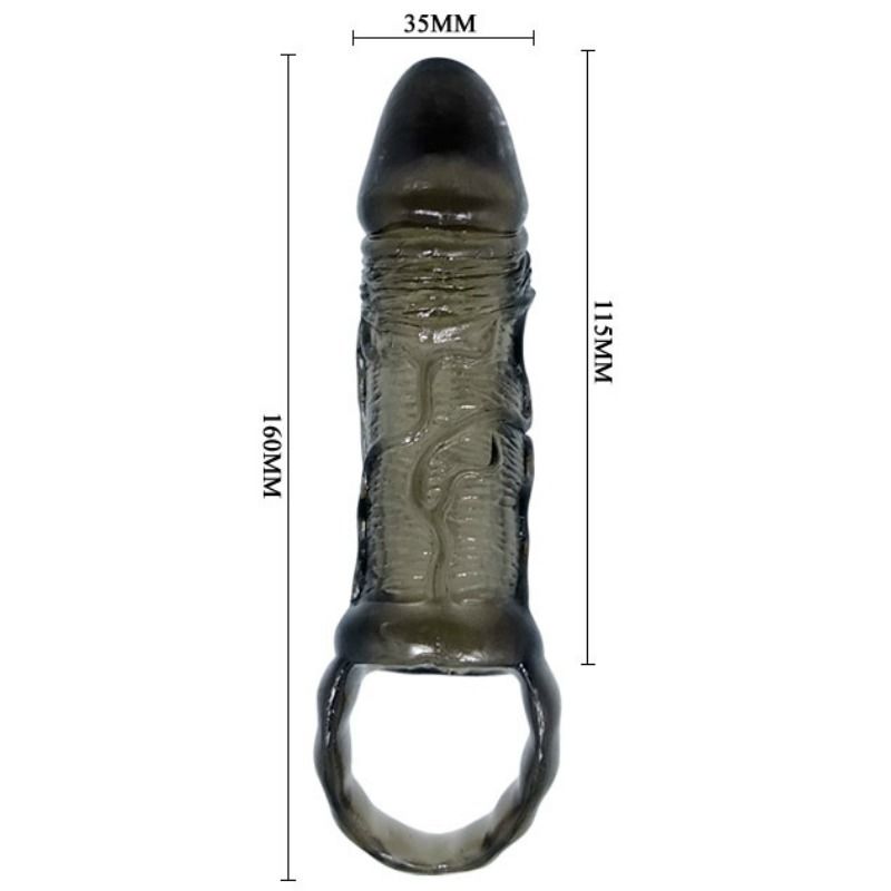 BAILE FUNDA EXTENSORA PENE CON STRAP PARA TESTICULOS 11.5 CM - Image 6