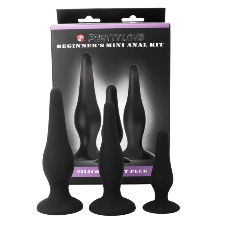 BONITO INFERIOR - PLUGUES DE SILICONE DO KIT ANAL DO INICIANTE - Image 2