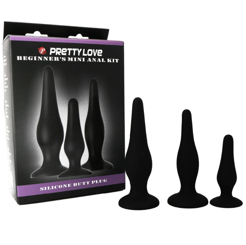 BONITO INFERIOR - PLUGUES DE SILICONE DO KIT ANAL DO INICIANTE - Image 4