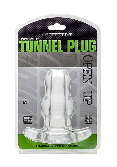 PLUGUE DO TÚNEL DUPLO PERFECTFIT - MEDIUM CLEAR - Image 2