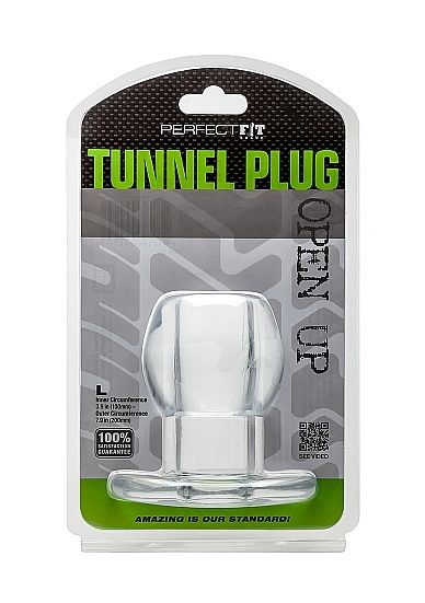 PERFECT FIT ASS TUNNEL PLUG SILICONE CLEAR L