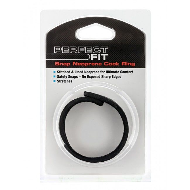 NEOPRENE SNAP COCK RING ANEL PRETO - Image 2