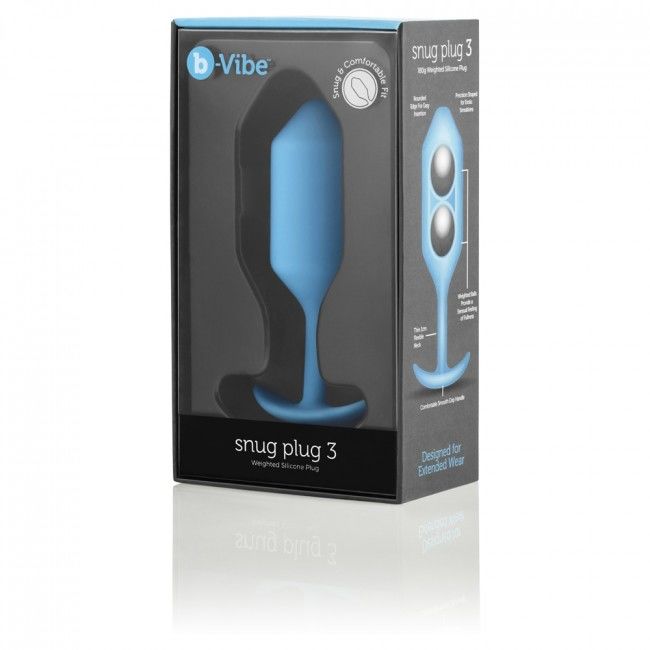 B-VIBE SNUG PLUG ANAL 3 AZUL CIELO - Image 3