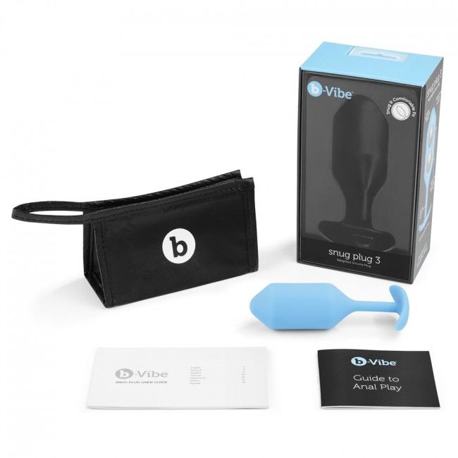 B-VIBE SNUG PLUG ANAL 3 AZUL CIELO - Image 5