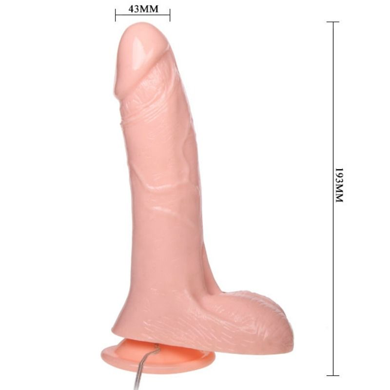 BAILE - DILDO INFLÁVEL REALÍSTICO COM VENTOSA 19,3 CM - Image 4
