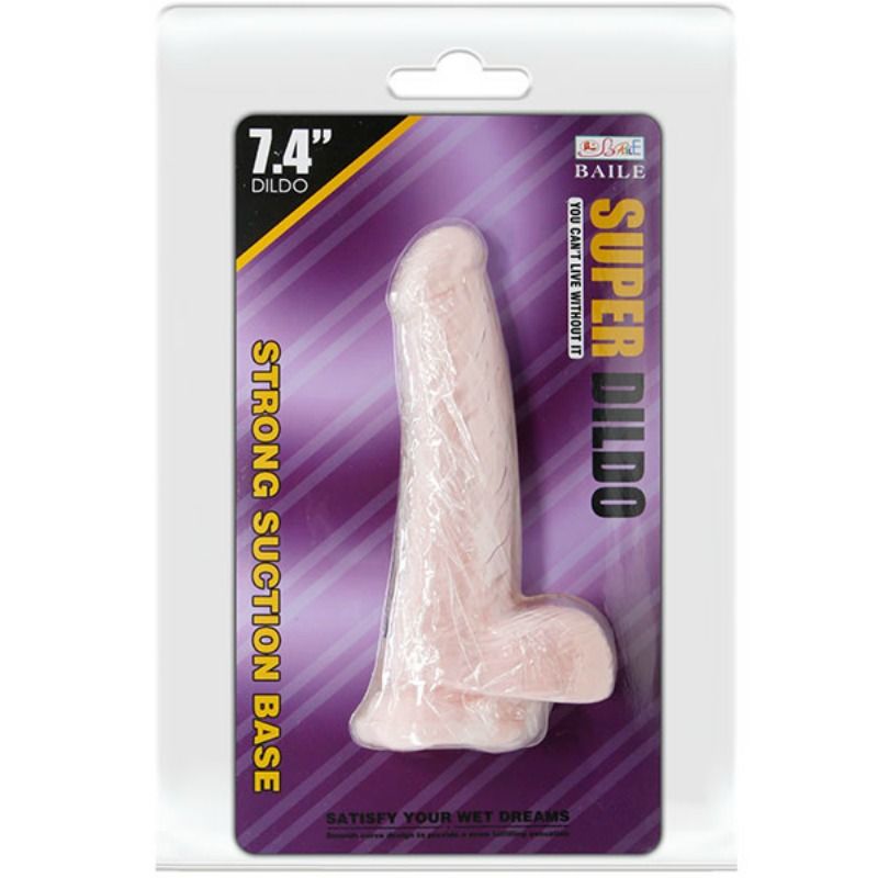 BAILE - SUPER DILDO REALISTA NATURAL 18,8 CM - Image 5