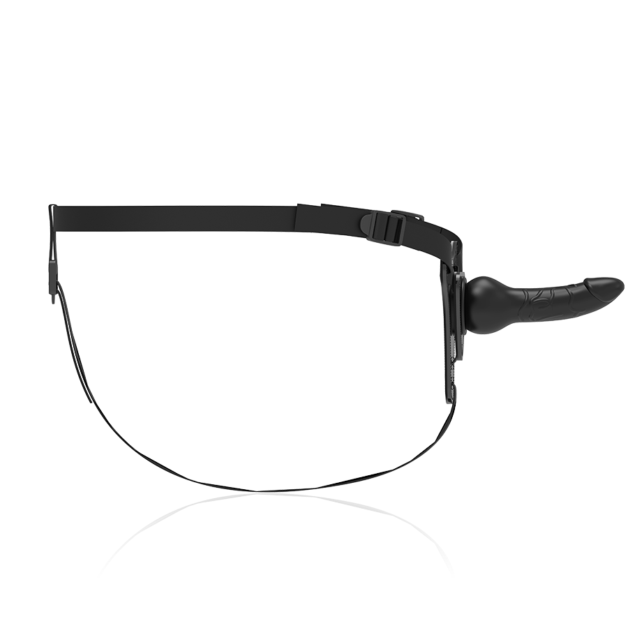 FETISH SUBMISSIVE HARNESS - SILICONE PRETO REALISTA 16 CM - Image 3