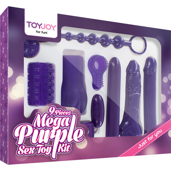 SÓ PARA VOCÊ MEGA KIT DE BRINQUEDOS PURPLE SEX