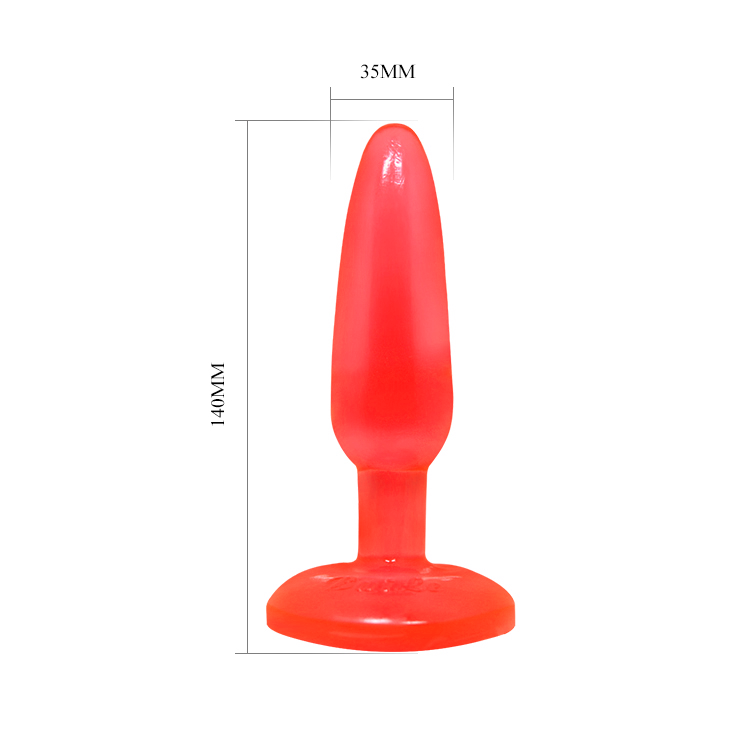 BAILE - PLUG ANAL SOFT TOUCH VERMELHO 14,2 CM - Image 5