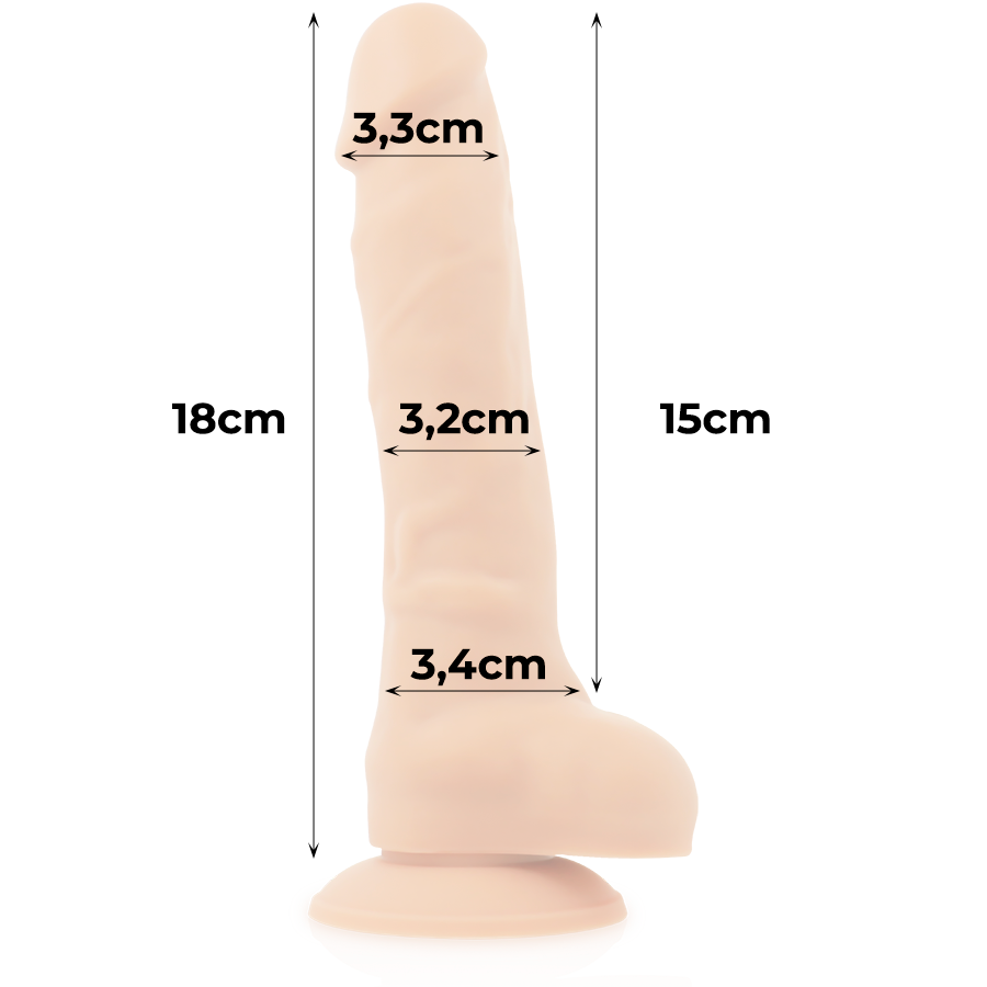 COCK MILLER DENSIDADE DE SILICONE ARTICULÁVEL COCKSIL 18 CM - Image 3
