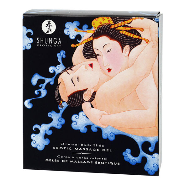SHUNGA GEL DE MASSAGEM ERÓTICA ORIENTAL BODY SLIDE FRUTAS EXOTICA - Image 2