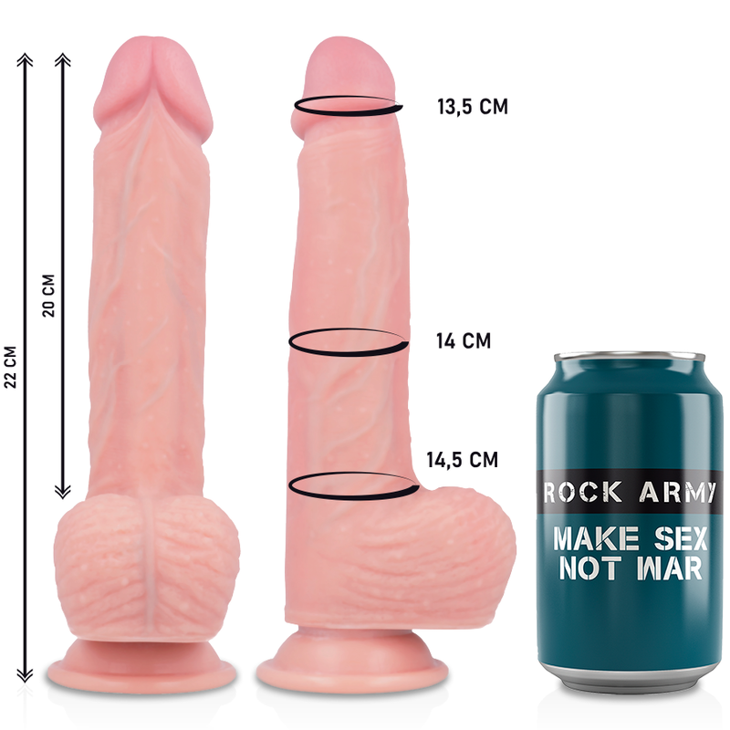 ROCKARMY - ARNÊS + ROTADOR E VIBRADOR HAWK 22 CM - Image 4